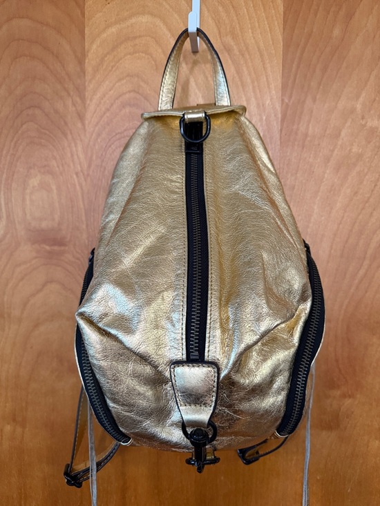 Rebecca Minkoff Handbags - Rebecca Minkoff Metallic Gold Leather Backpack